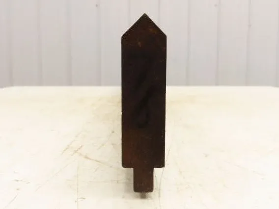 Press Brake Punch Die 75-15/16" Long 85° V 1/2" Tang 1-1/16" W 3-3/4" H