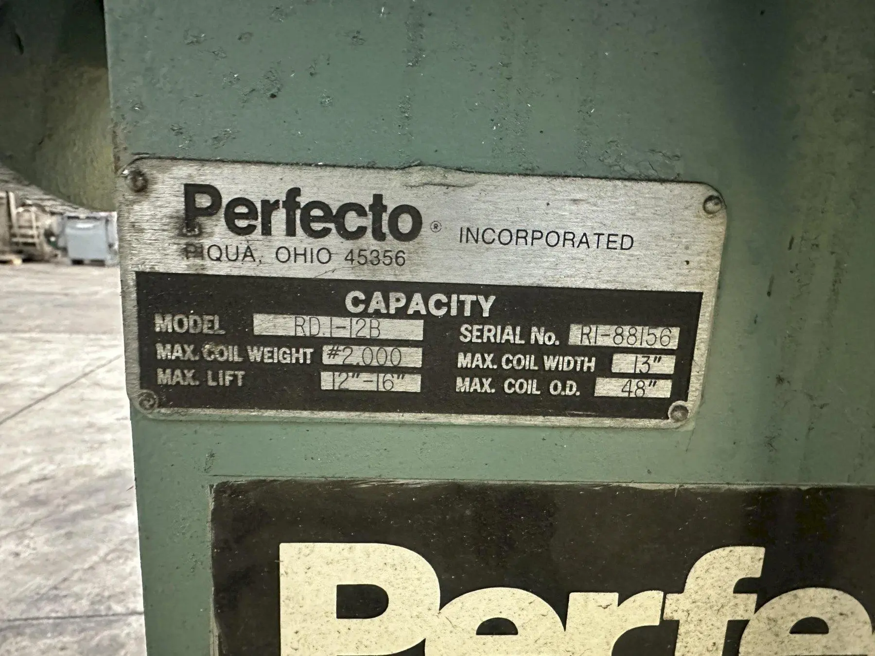 USED PERFECTO RD1-12B