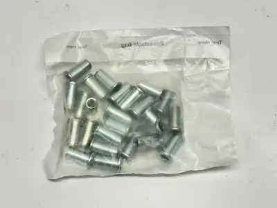 93483A691 | Zinc-Plated Steel Rivet Nut 1/4"-20 Int-Thread .08"-.140" Thick QTY 25 - New