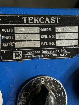 TEKCAST Precision 3-Post 14" platen Vulcanizing Press for White Metal Rubber Mold Spin Casting