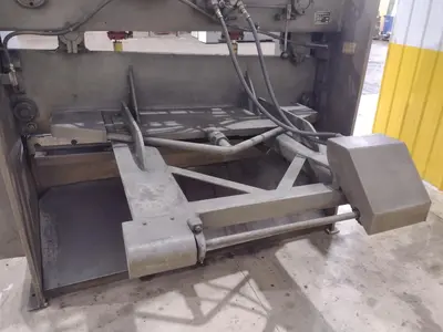6' x 3/8" HTC MODEL #375-6S HYDRAULIC SHEAR: STOCK #21236