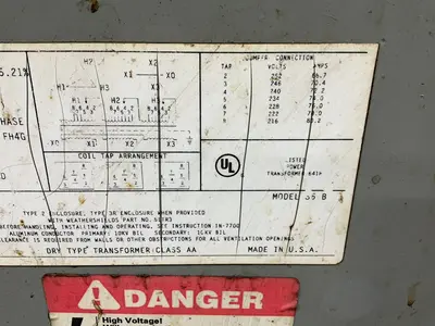 Used POWERTRAN 56B Distribution Transformers Ohio US | HGR 24 #1489708