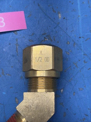 (4) NNB Velvac 017886 Air Brake Fittings 1/2" X 3/8" Fast 🇺🇸 Shipping
