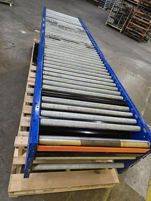 Used MHS ROLLER BED BELT CONVEYOR Belt Conveyors Wisconsin US | Packer City Sales #1301767