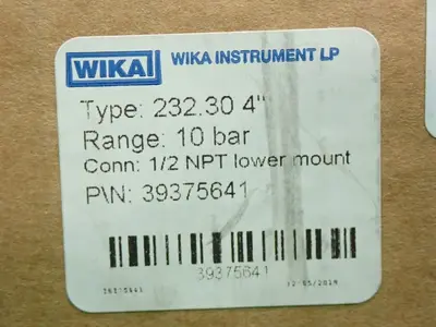 New | in-Stock WIKA 232.30 Hoses | HGR 24 #750947