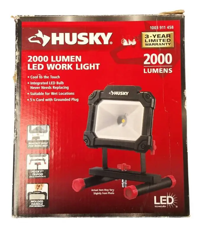 Husky | 2000-Lumen Portable LED Work Light