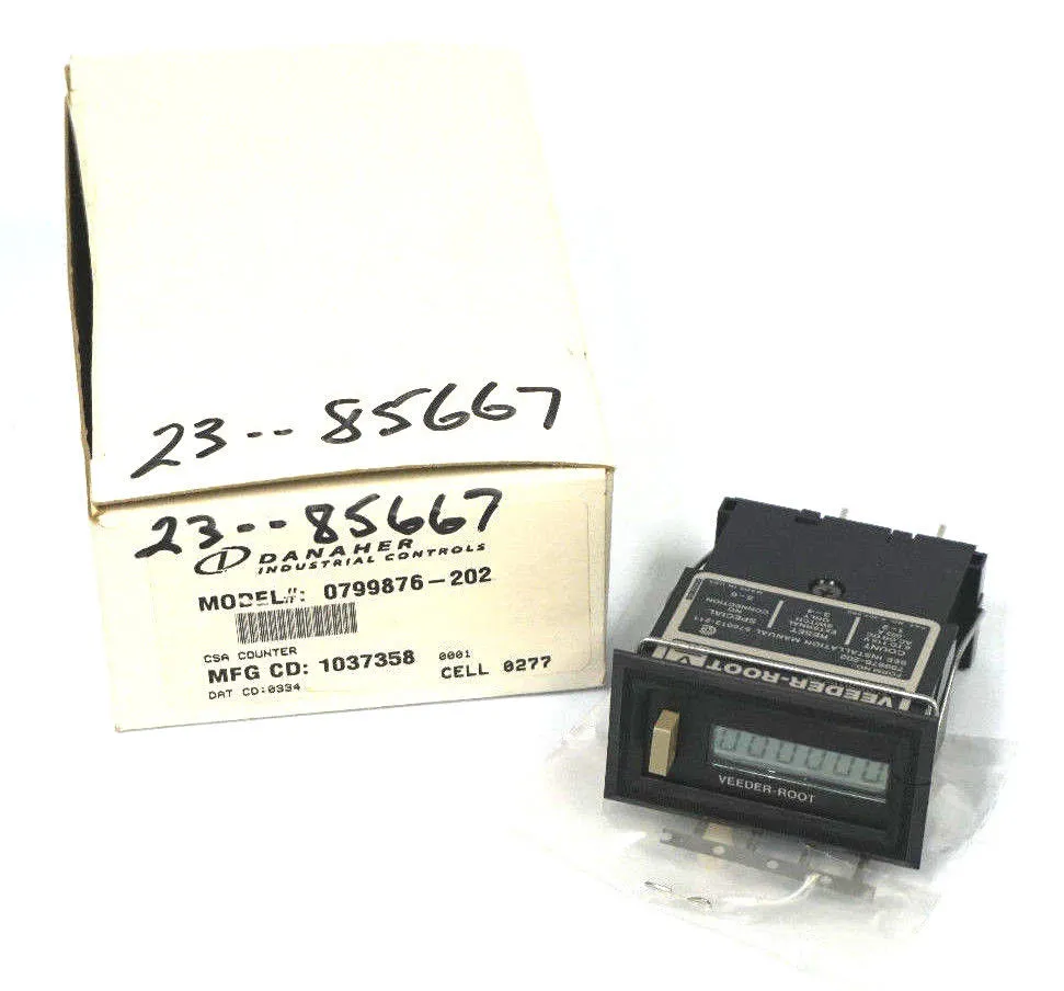 NEW DANAHER 0799876-202 COUNTER 0799876202