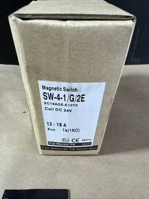 New Fuji Electric Magnetic Switch SW-4-1/G/2E Warranty Fast Shipping 🇺🇸