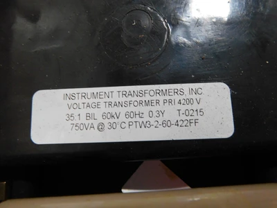 Used INSTRUMENT TRANSFORMERS, INC. NA Transformers Ohio US | Equipment Recovery Corp. #1329687
