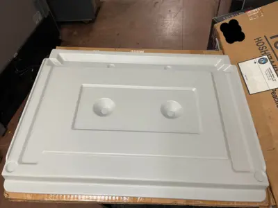 New | in-Stock Hoshizaki New Hoshizaki B-300 Ice Maker Bin Gray Replacement Door with Hinges Food, Restaurant, & Bakery Parts & Accessories Illinois US | Falcon Restaurant Supply #1375712