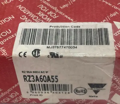 NEW CARLO GAVAZZI RZ3A60A55 SOLID STATE RELAY