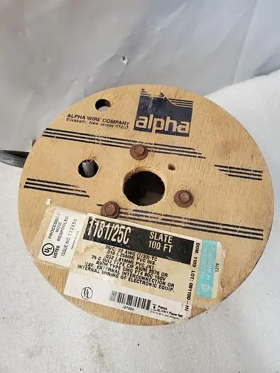 ALPHA 1181-25C AWM TYPE CM AWM 2576 WIRE CABLE GRAY