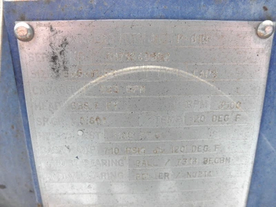 USED SULZER BINGHAM 3X6X11.5B CAP8