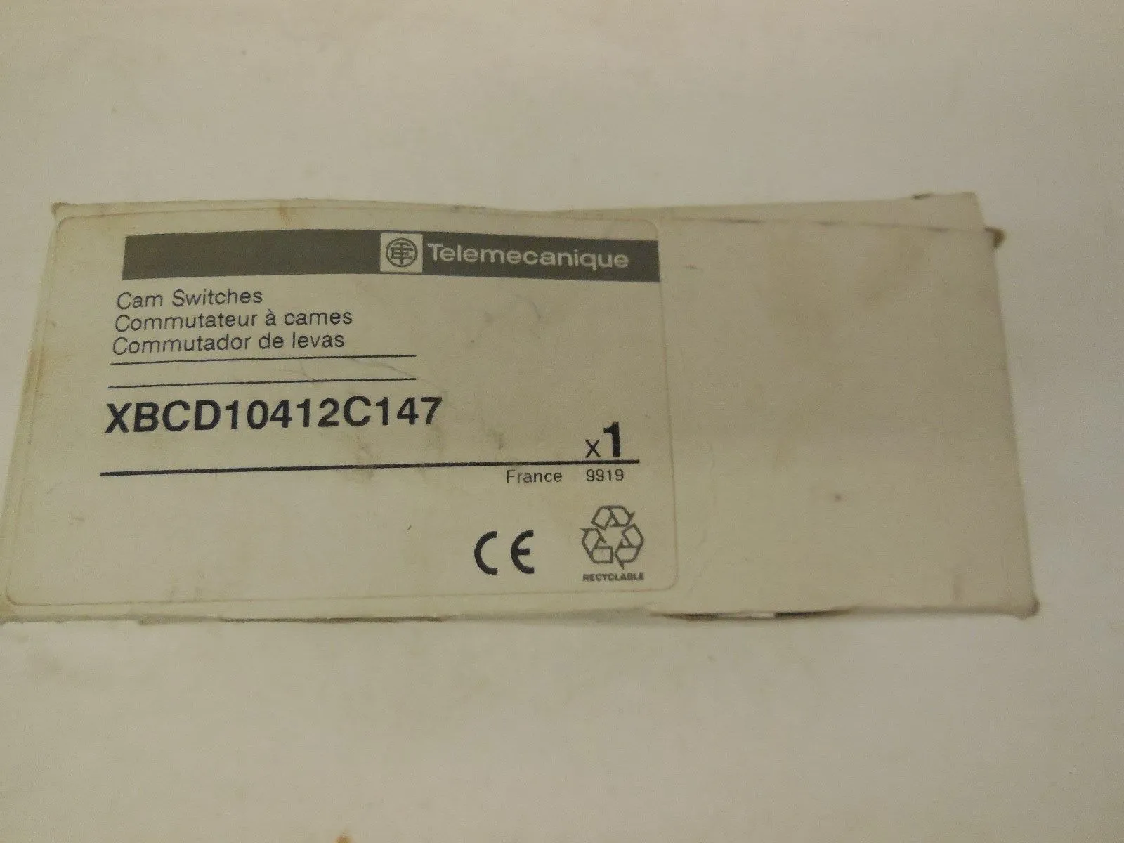 NEW TELEMECANIQUE XBCD10412C147 CAM SWITCHES