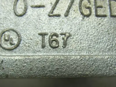 OZ Gedney T67 2" Type T Conduit Body W/O Cover