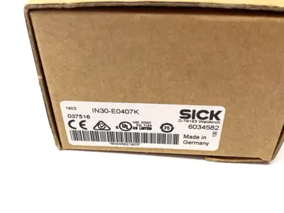 NEW SICK NON-CONTACT SAFETY SWITCH, INDUCTIVE, IN3000 DIRECT, 6034582
