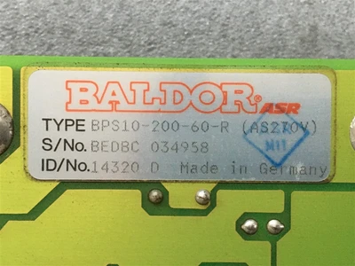 USED BALDOR BPS10-200-40-R (1)-BALDOR, POWER SUPPLY