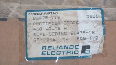 NEW RELIANCE ELECTRIC 86475-11S RECTIFIER STACK 460VAC, 8647511S