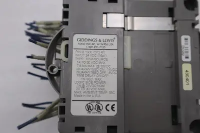GIDDINGS & LEWIS M.1300.7372 R1 Input Module 24VDC SINK/SOURCE STOCK 621-D
