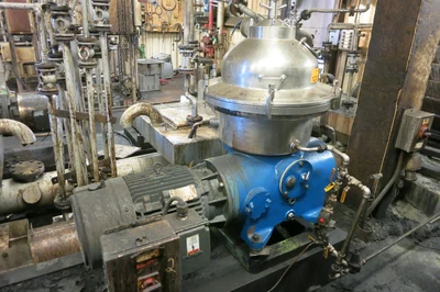 Westfalia SAMR 5036 Separator, 20 HP, 6400 RPM, Desludger