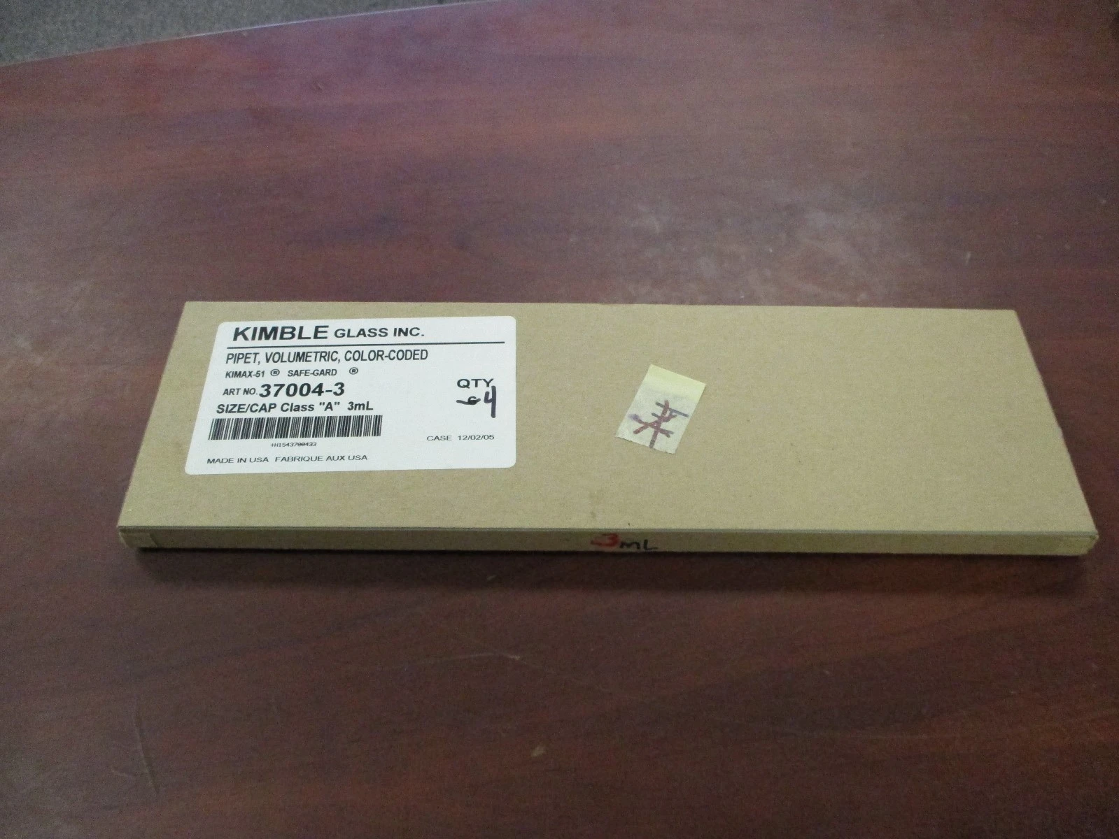 NEW Kimble/Kimax-51 37004-3