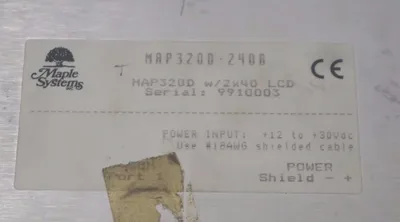 MAPLE SYSTEMS MAP320D-240B OPERATOR INTERFACE MAP320D240B