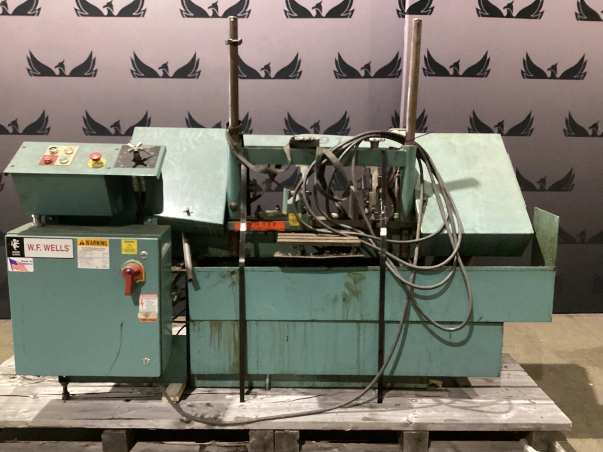 Used W.F. WELLS W-9-1 Horizontal Dual Column Band Saws Michigan US | iGAM Industrial Marketplace #1466711