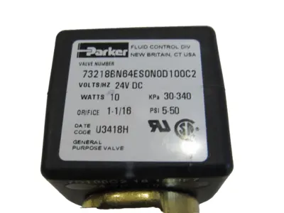 NEW PARKER 73218BN64ES0N0D100C2 VALVE 24V U3418H