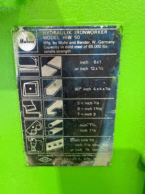 USED Mubea HIW 50