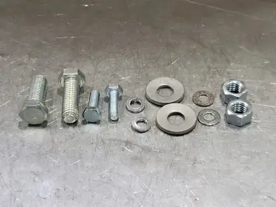 Assortment Nuts Bolts Washers