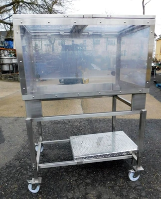 USED UNSCRAMBLING HOPPER 48" BOTTLE HOPPER