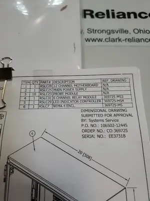 USED Clark-Reliance EYE-HYE SMARTLEVEL CONTROL UNIT