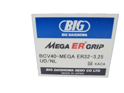 NEW BIG DAISHOWA SEIKI BCV40-MEGA ER32-3.25UD / NL ER GRIP SPINDLE