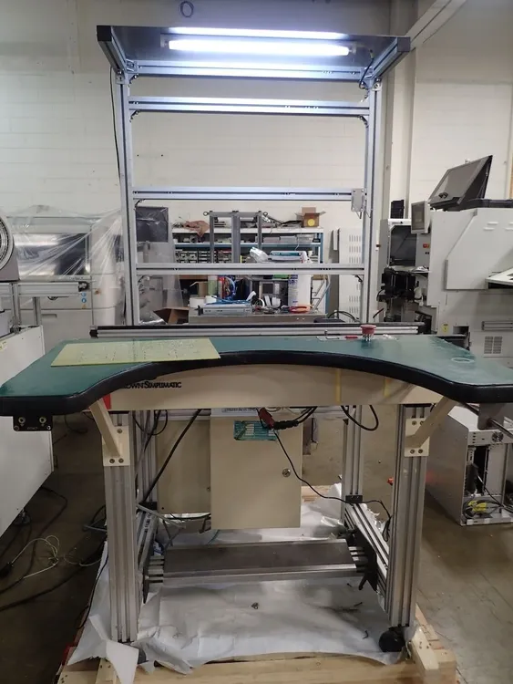 Used 2000 CROWN SIMPLIMATIC 8010 Inspection Conveyor PCB Inline Inspection Conveyor Ontario CA | Tekmart International Inc. #274262