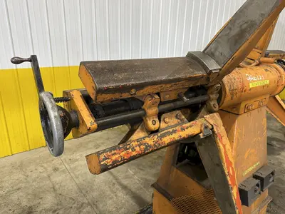 2500 LBS X 12" COOPER WEYMOUTH DOUBLE END PULL-OFF COIL REEL UNCOILER: STOCK #22619