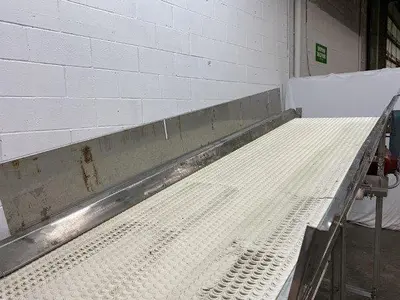 11' L Crescent-Top Incline Conveyor