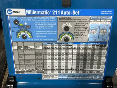 Used MILLER MILLERMATIC 211 Mig Welders Ohio US | HGR 24 #1506611