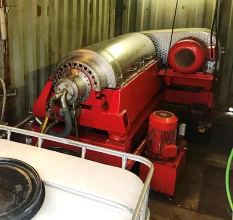 Hysep/DDS 252S (20x58) decanter centrifuge, Duplex SS.