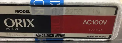 ORIX / ORIENTAL MOTOR MU1225S-11N AC100V AC FAN 5D-11