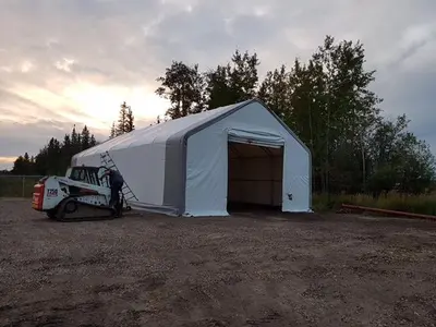 NEW 30X60X20 DOUBLE TRUSS STORAGE BUILDING