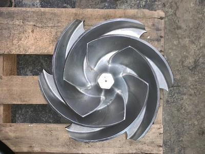 Impeller for Goulds 3196 6x8-15 diameter 14-1/4" Open Stainless