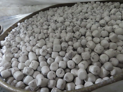 Alumina Pebble Mill Media, 7500 lbs.