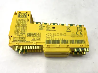 USED B&R REV. F0 SAFETY I/O MODULE 8 SAFE DIGITAL INPUTS 4 PULSE OUTPUTS