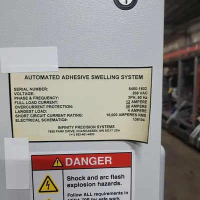 Automated Adhesive swelling system