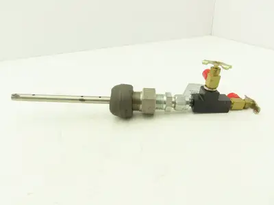 Taco Sentinel 7029-5  5" Tube Flow Meter Station 3/4"x1/2"NPT 12.5"OAL
