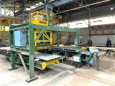 USED PINCHART DENY PUNCHING PRESS + LISSE CBC 1250 X 8 MM