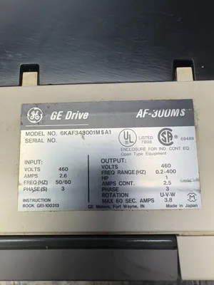 USED GENERAL ELECTRIC AF-300M$ 6KAF343001M$A1