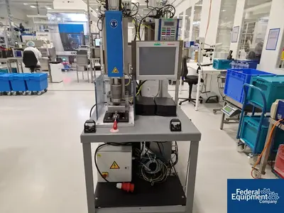 USED Hermann Ultrasonics Hermann Ultraschall (Ultrasonics) Ultrasonic Welding System, Type VE 20 Slim Line Dialog 2400