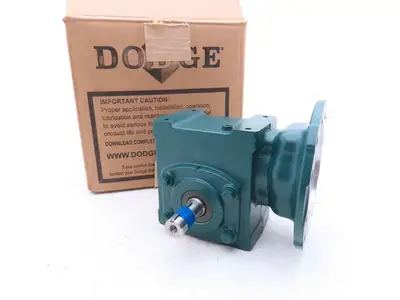 Dodge Tigear 17Q50L56 Worm Gearbox 50:1 Reducer 35rpm 0.72Hp 56C LH Output