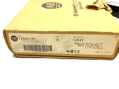 USED ALLEN-BRADLEY SER. A OPERATING DISCONNECT HANDLE METAL GRAY